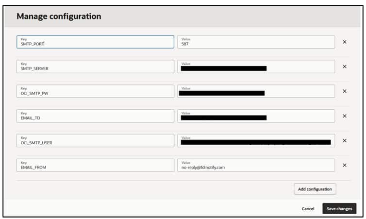 Configuration Values