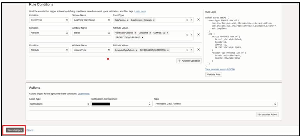 Event Notification Rules