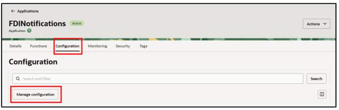 ORDS Configurations Navigation