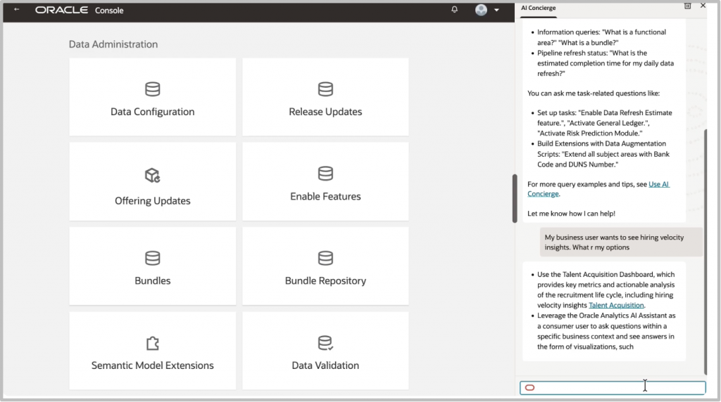AI Concierge in Fusion AI Data Platform