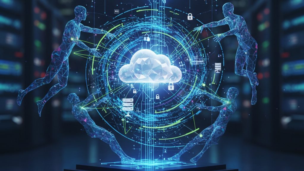 Accessing cloud via various complex layers