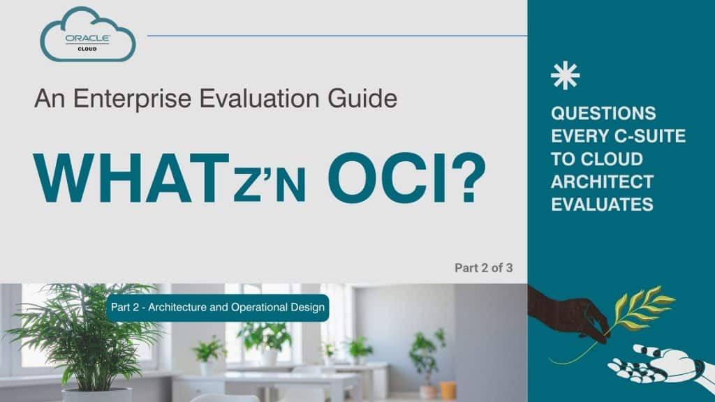 Part 2 — Architecture and Operational Design