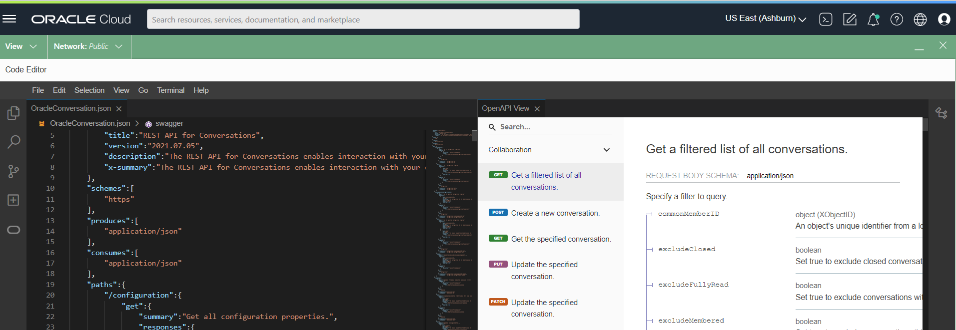 A screenshot of the preview API documentation.