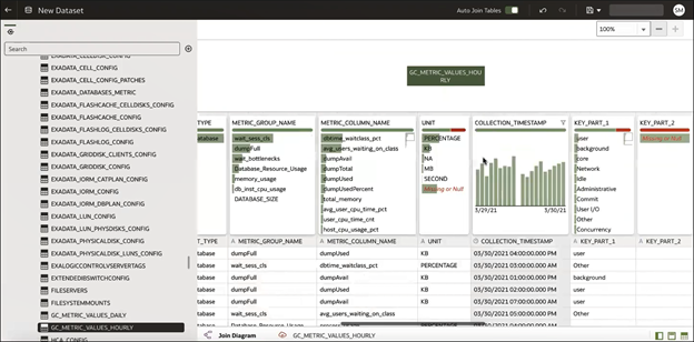 New dataset screenshot