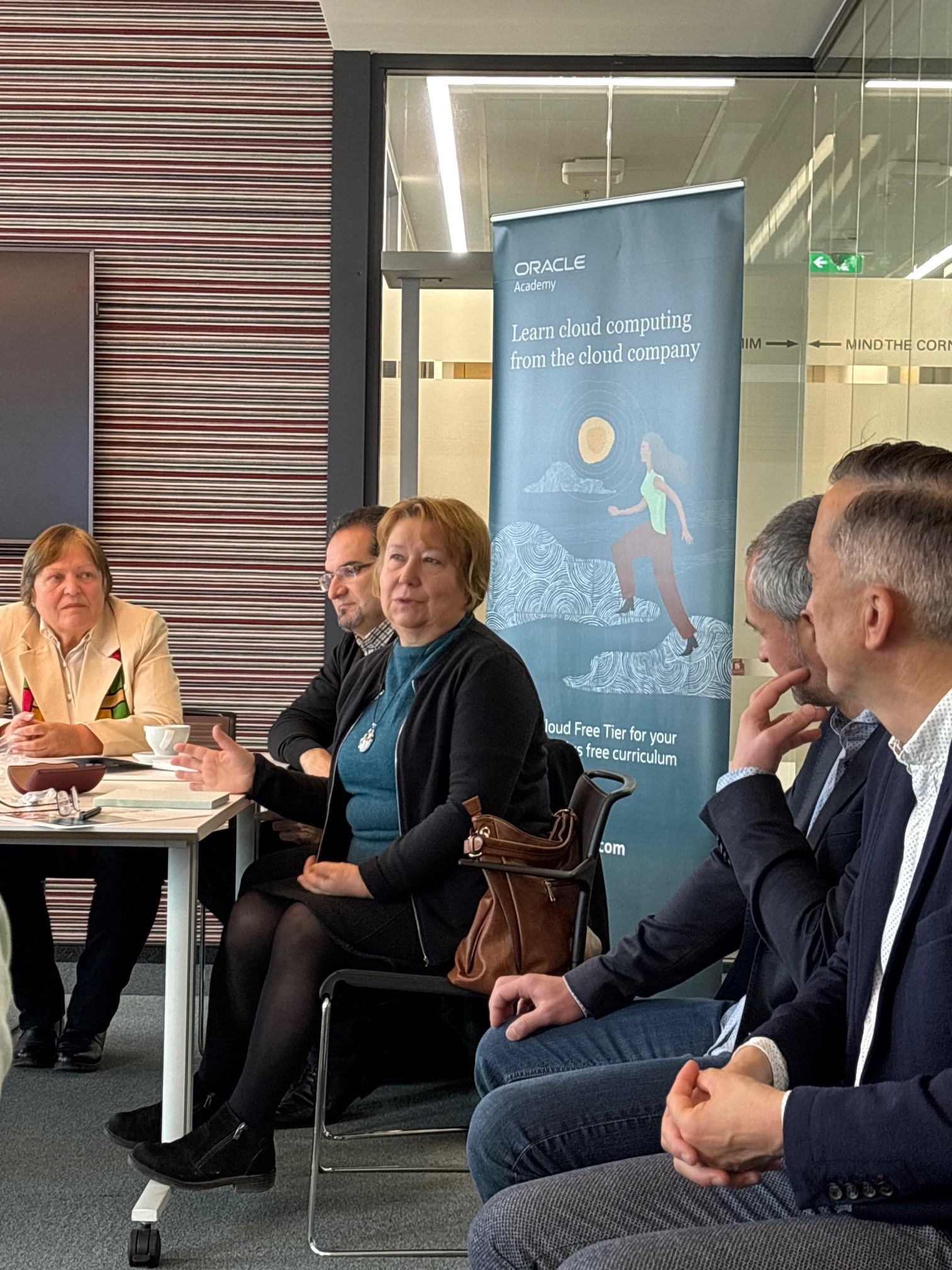 Bulgarian faculty interested in Oracle Academy visited our office in Sofia to learn more about our program and exchange experiences