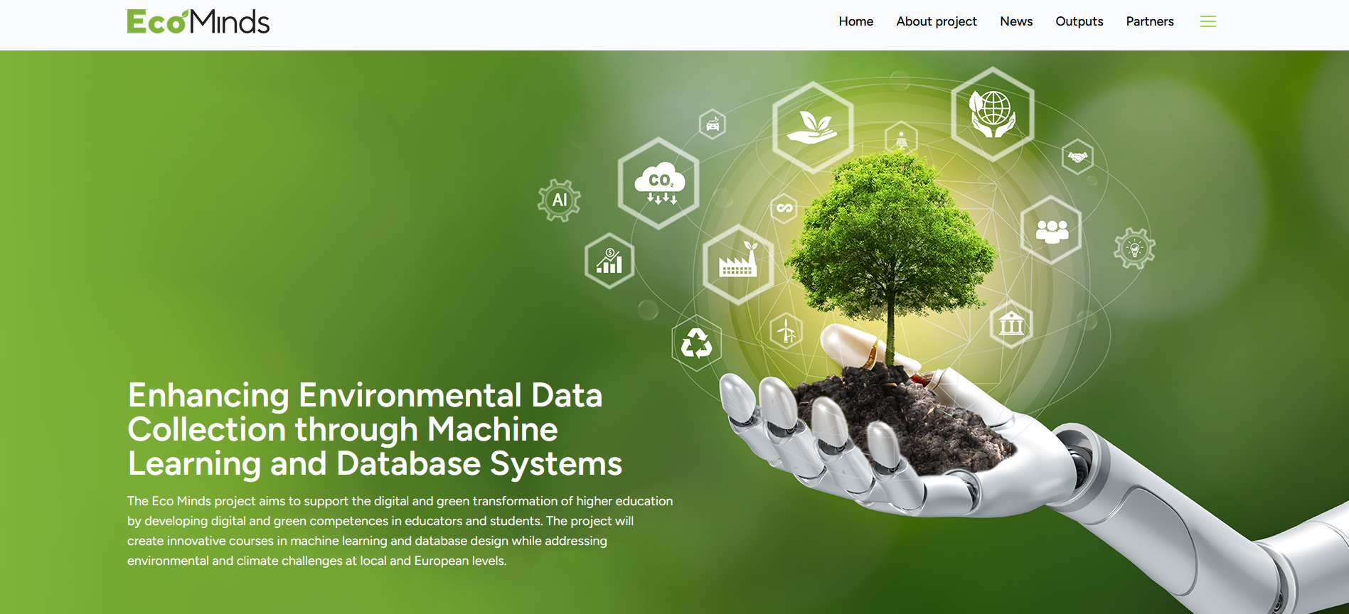 The EcoMinds Project leverages Oracle Academy benefits to drive green innovation through education and technology