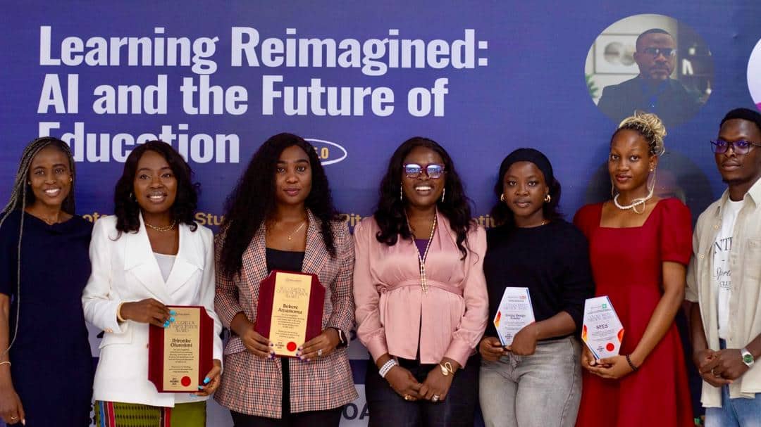 Oracle Academy presents at Nigeria Education Conference and Awards 2025, recognized as Technology Education Leader of the Year