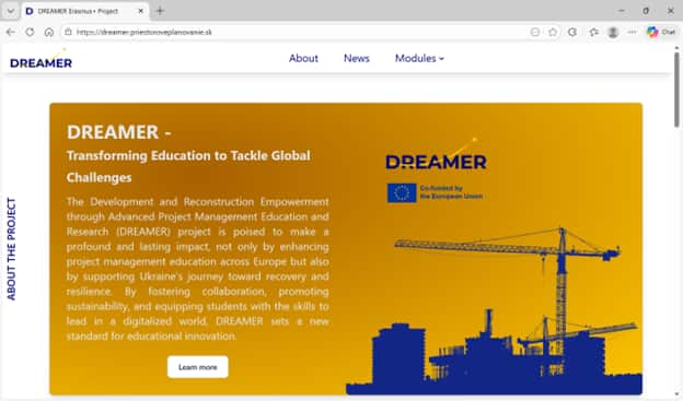 The DREAMER EU-funded international initiative advances project management education and recovery through international collaboration