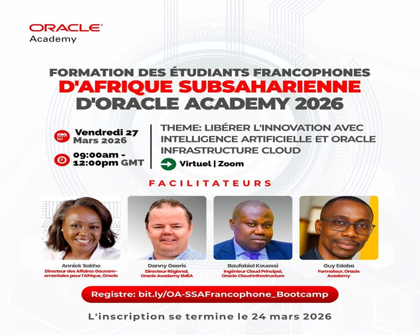 Oracle Academy bootcamp empowers students in French-speaking countries on Oracle Cloud, AI, and Oracle APEX