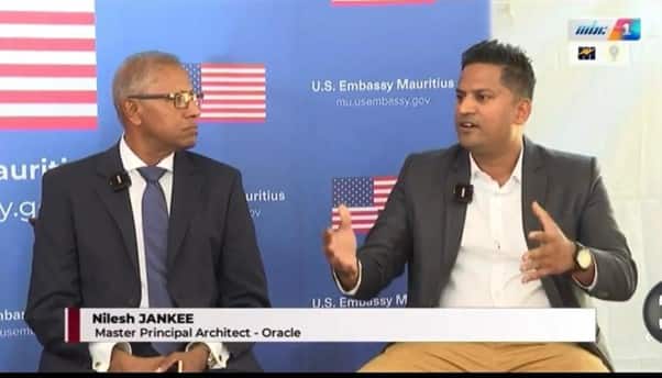 Oracle drives AI conversations at a high-level innovation panel hosted by the U.S. Embassy Mauritius