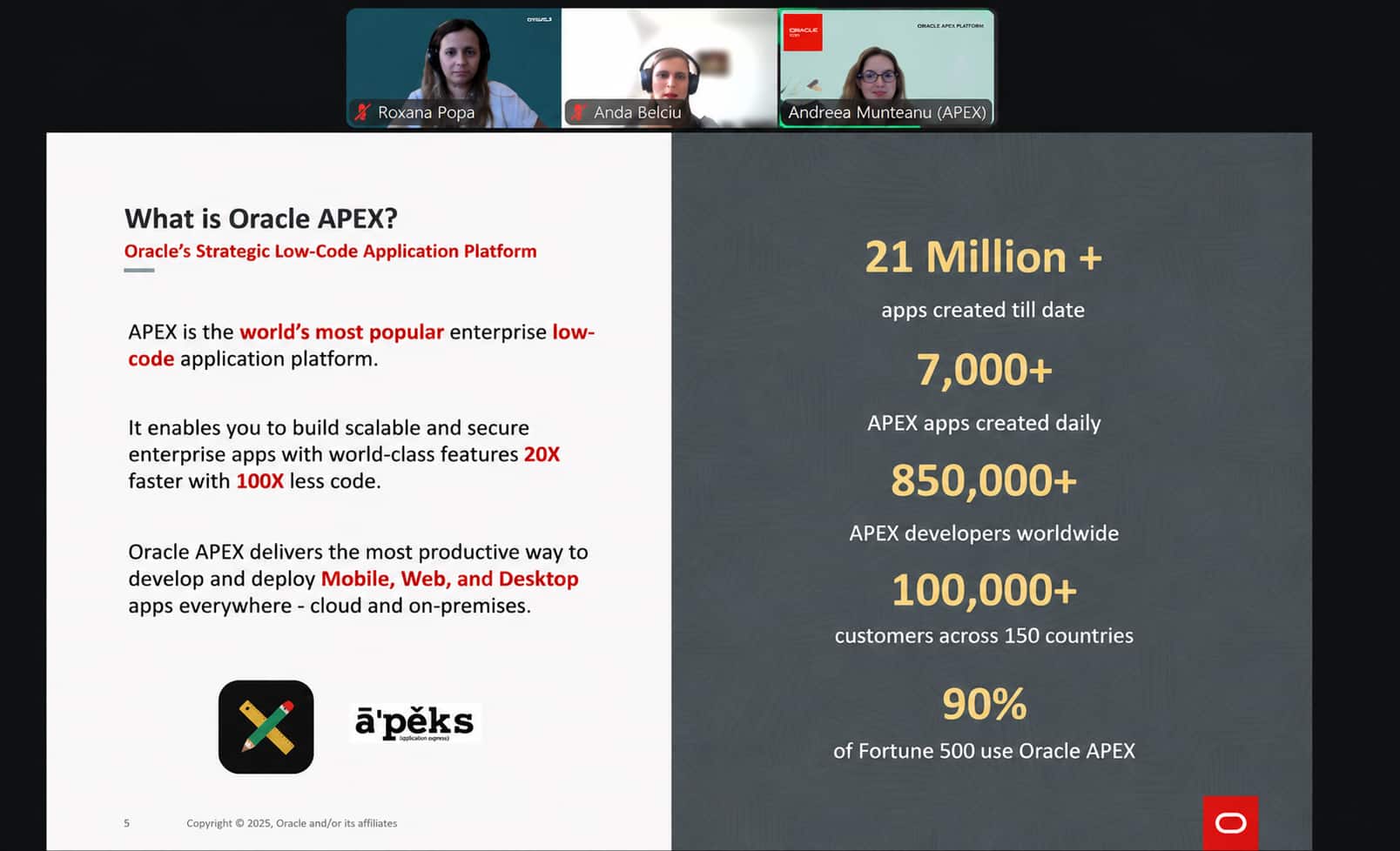 Oracle Academy and Bucharest University of Economic Studies empower students through Oracle APEX workshop