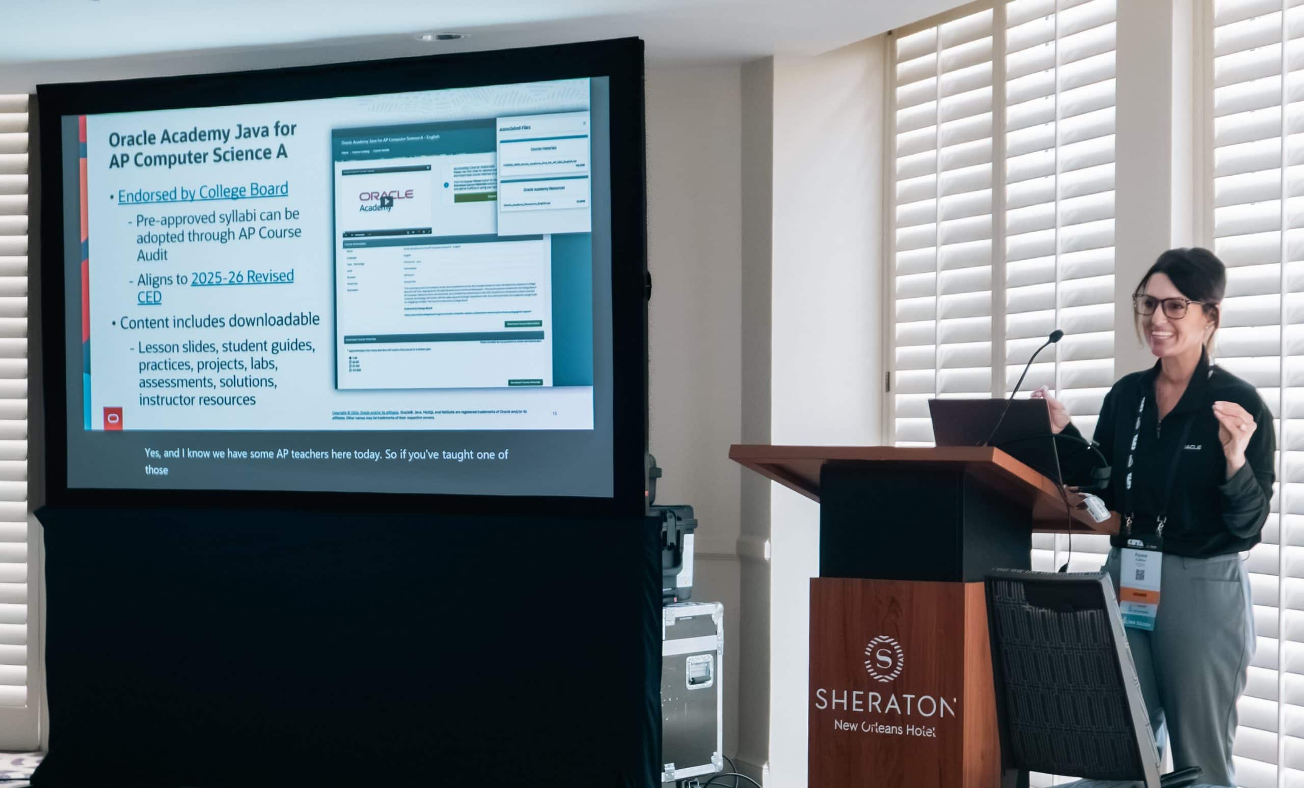 Oracle Academy connects with educators at the CSTA Annual Conference, New Orleans