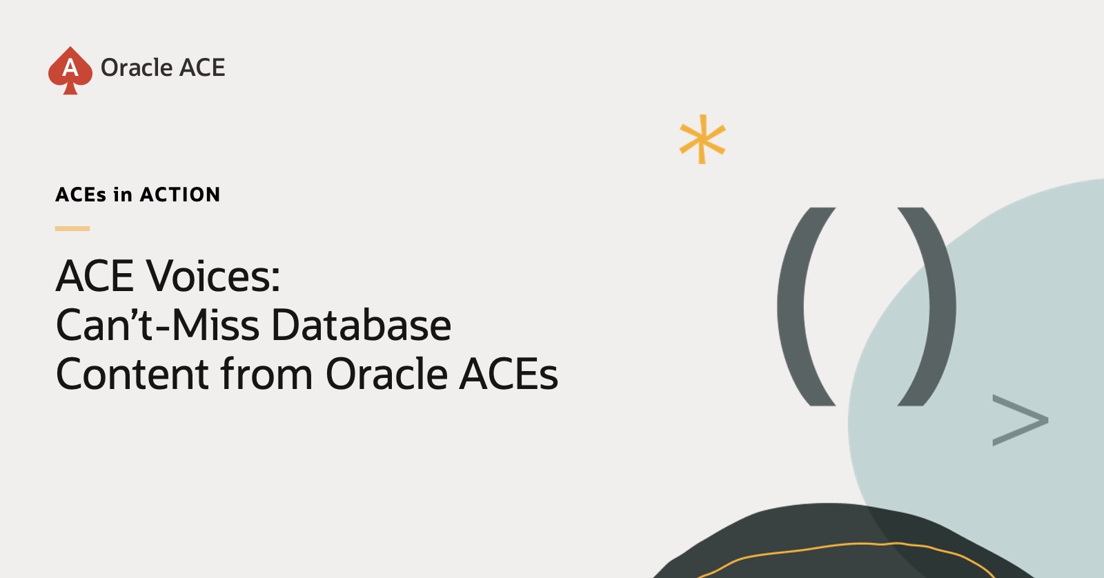 ACE Voices: Can’t-Miss Database Content