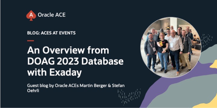 An Overview from DOAG 2023 Database with Exaday