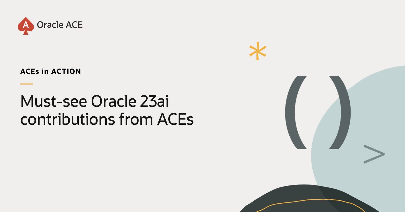 #manualqc #angular #python #ai #saigontechnology... March Must-read 23ai blog posts from ACEs | ace