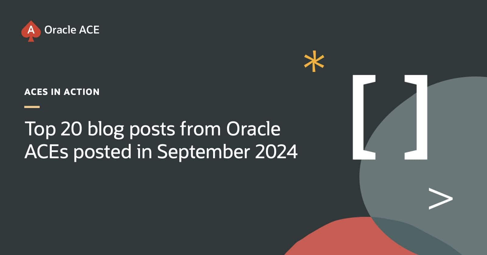 Top 20 blog posts from Oracle ACEs – September 2024 | ace