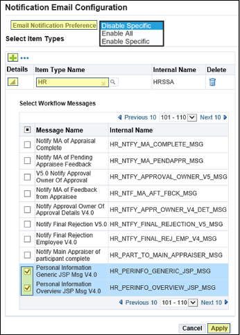 Workflow enhancements