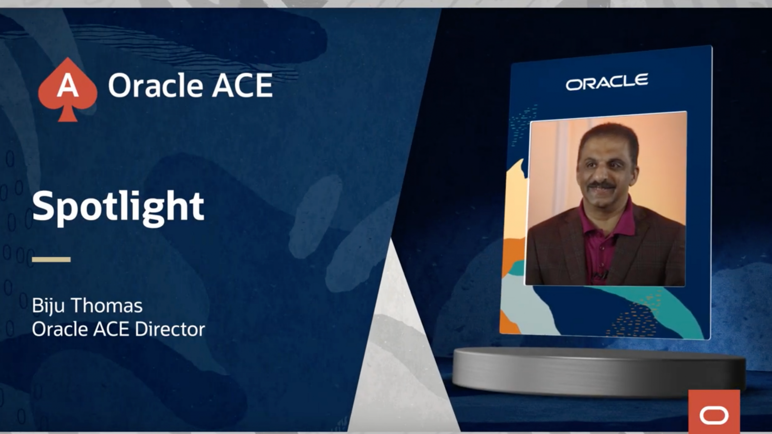 Oracle ACE Spotlight: Biju Thomas, Oracle ACE Director