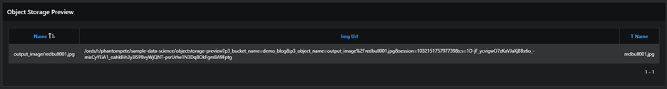 A screenshot of the output preview before changes.