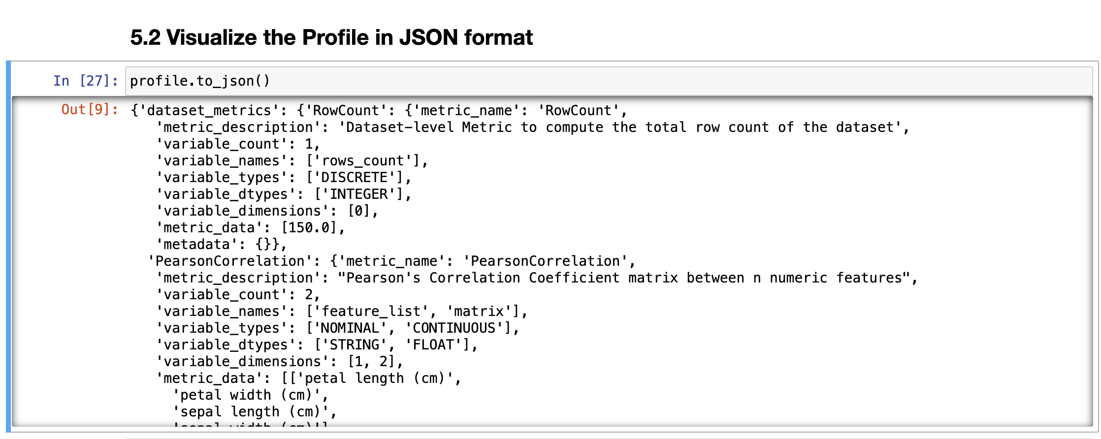 Json Format