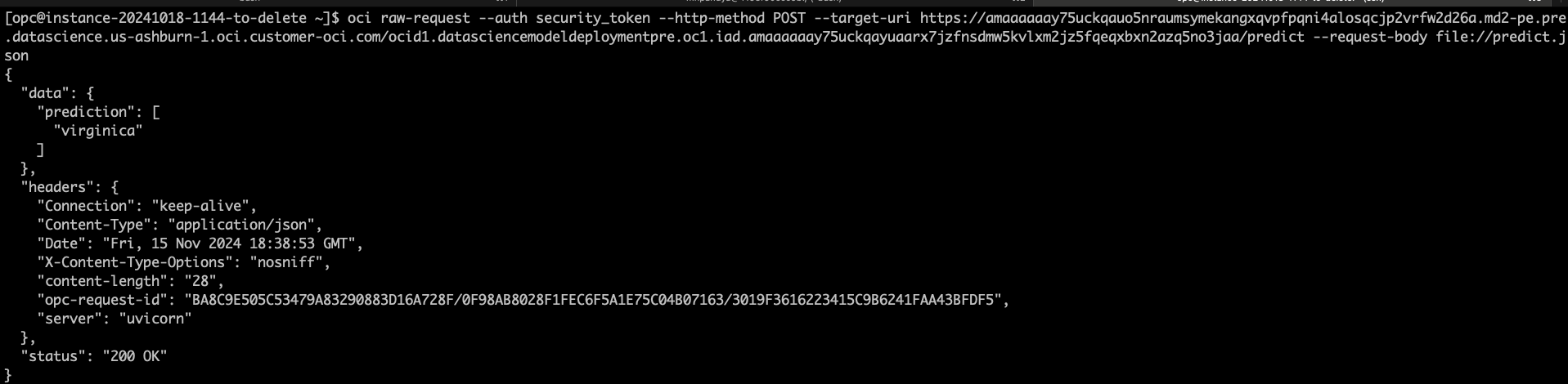 Invoke model deployment with private endpoint