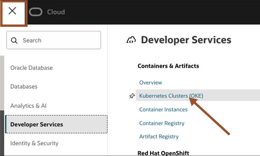 OCI Cloud Console - NIM on OKE