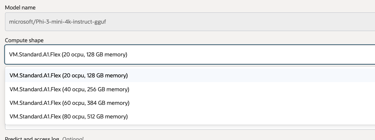 Arm shape configuration in AI Quick Actions