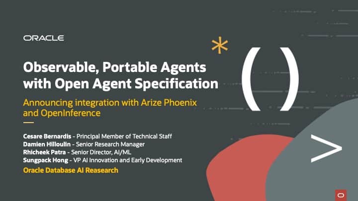 Observable, Portable Agents with Open Agent Specification: announcing integration with Arize Phoenix and OpenInference