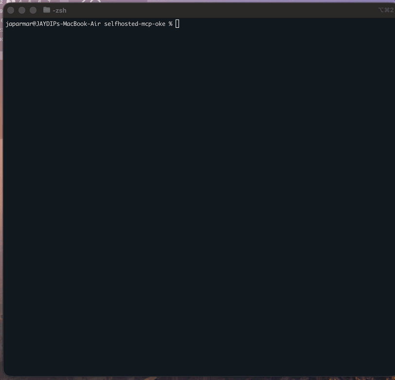 Command to generate and download kubeconfig credentials so kubectl can authenticate to the new OKE cluster.