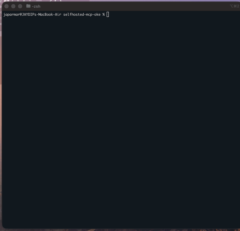 Command to create a namespace for MCP resources and pull secrets so the cluster can pull images from OCIR.