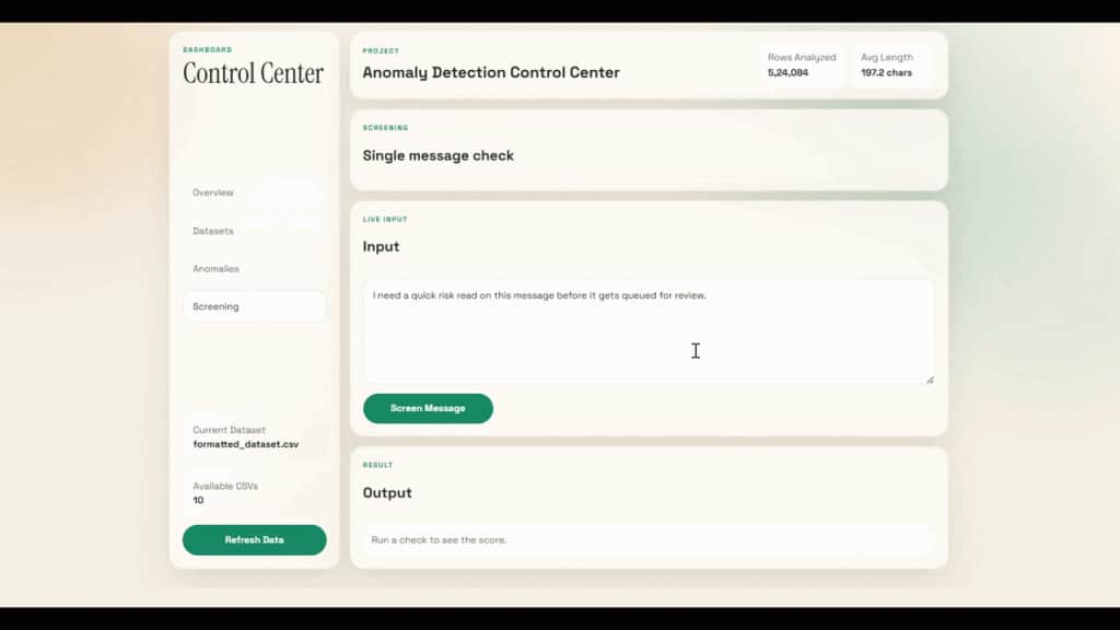 Demo of the Application