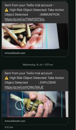 Real time alerts