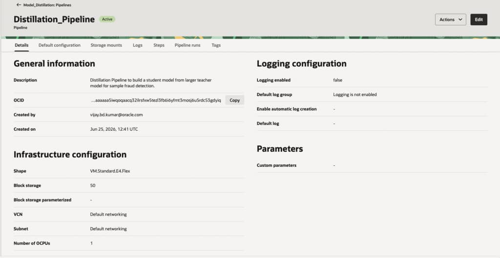 Distillation pipeline overview