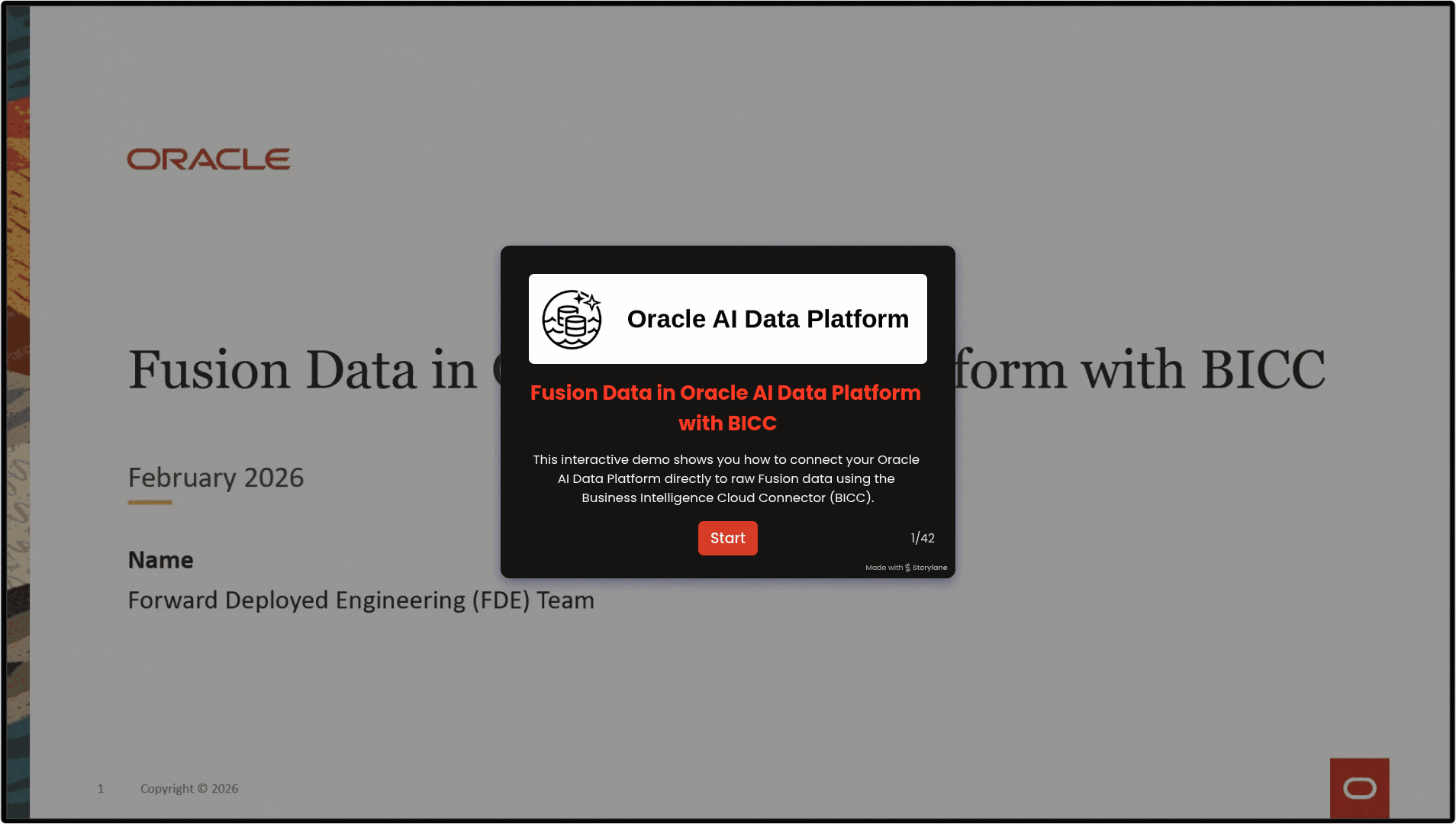 Interactive Demo - Fusion Data in Oracle AI Data Platform with BICC