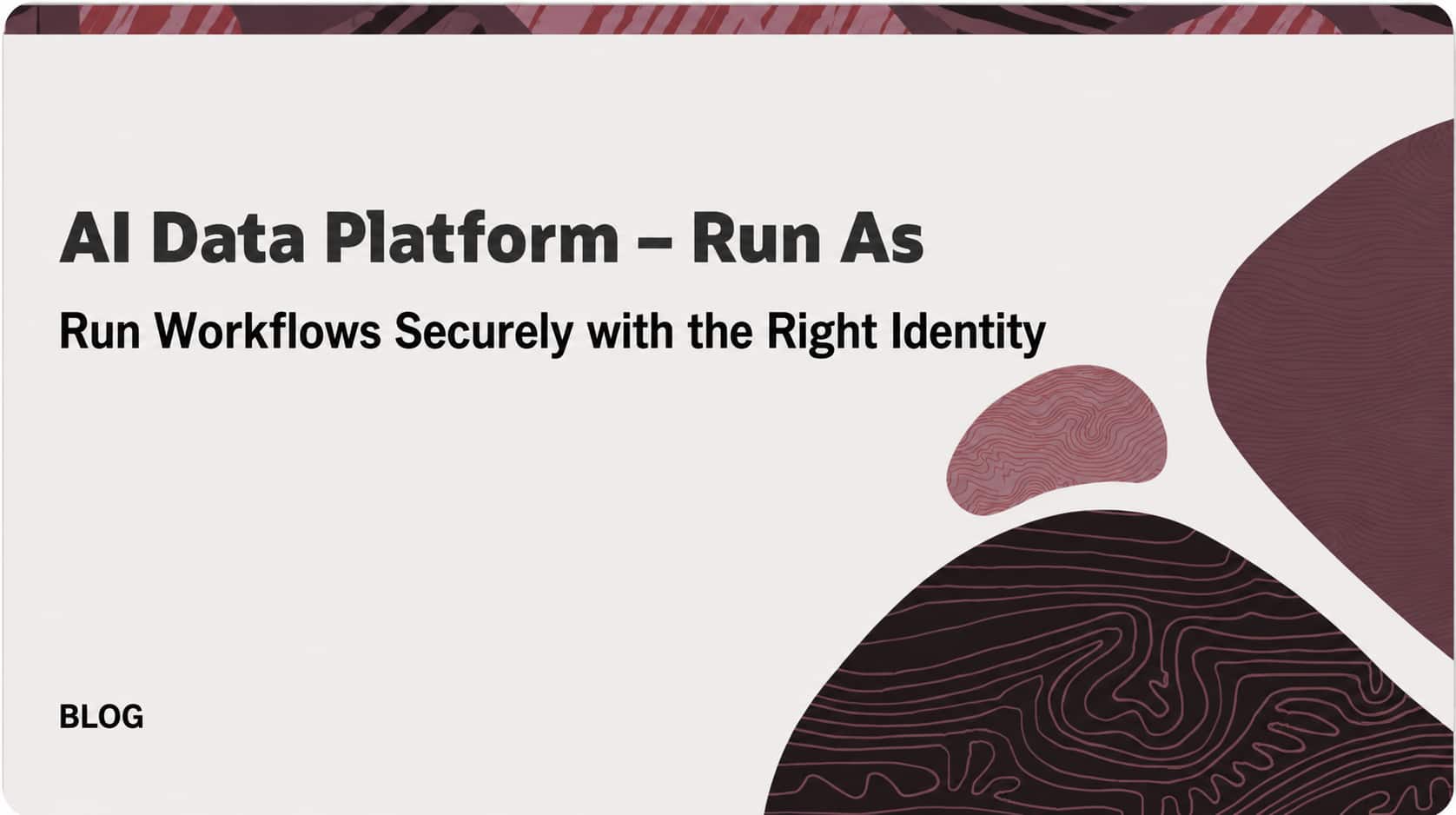 Run As in Oracle AI Data Platform