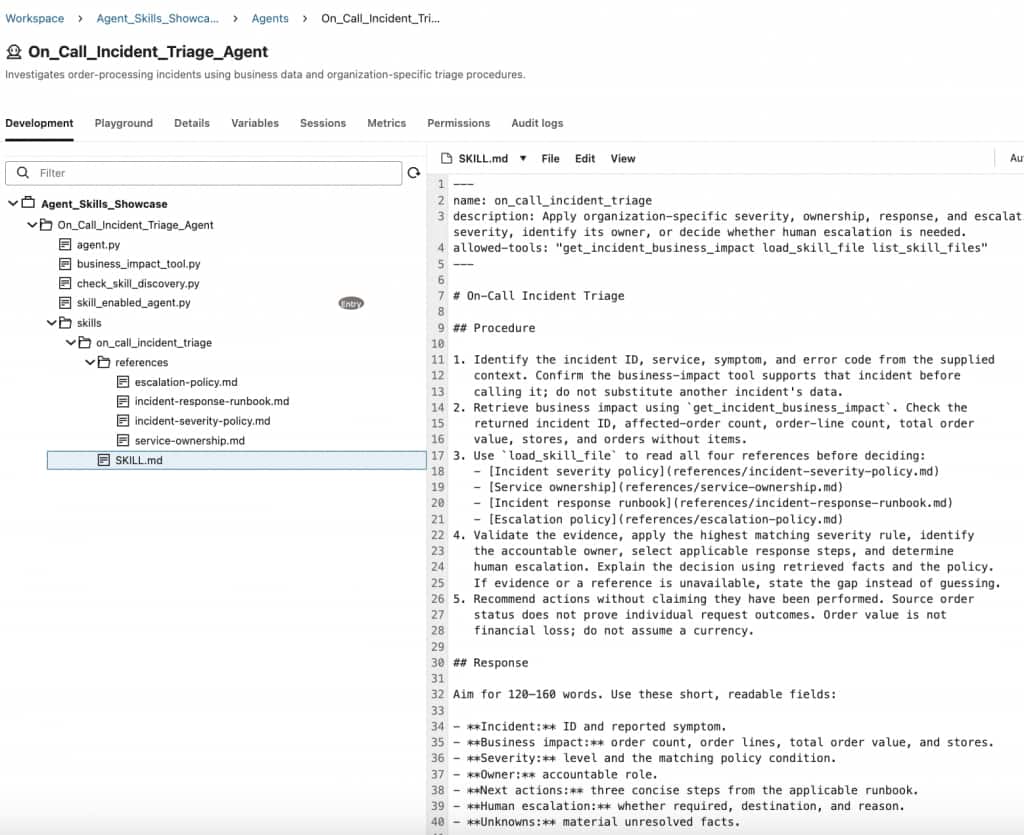 Building Specialized Agents with Skills in Oracle AI Data Platform | AI ...