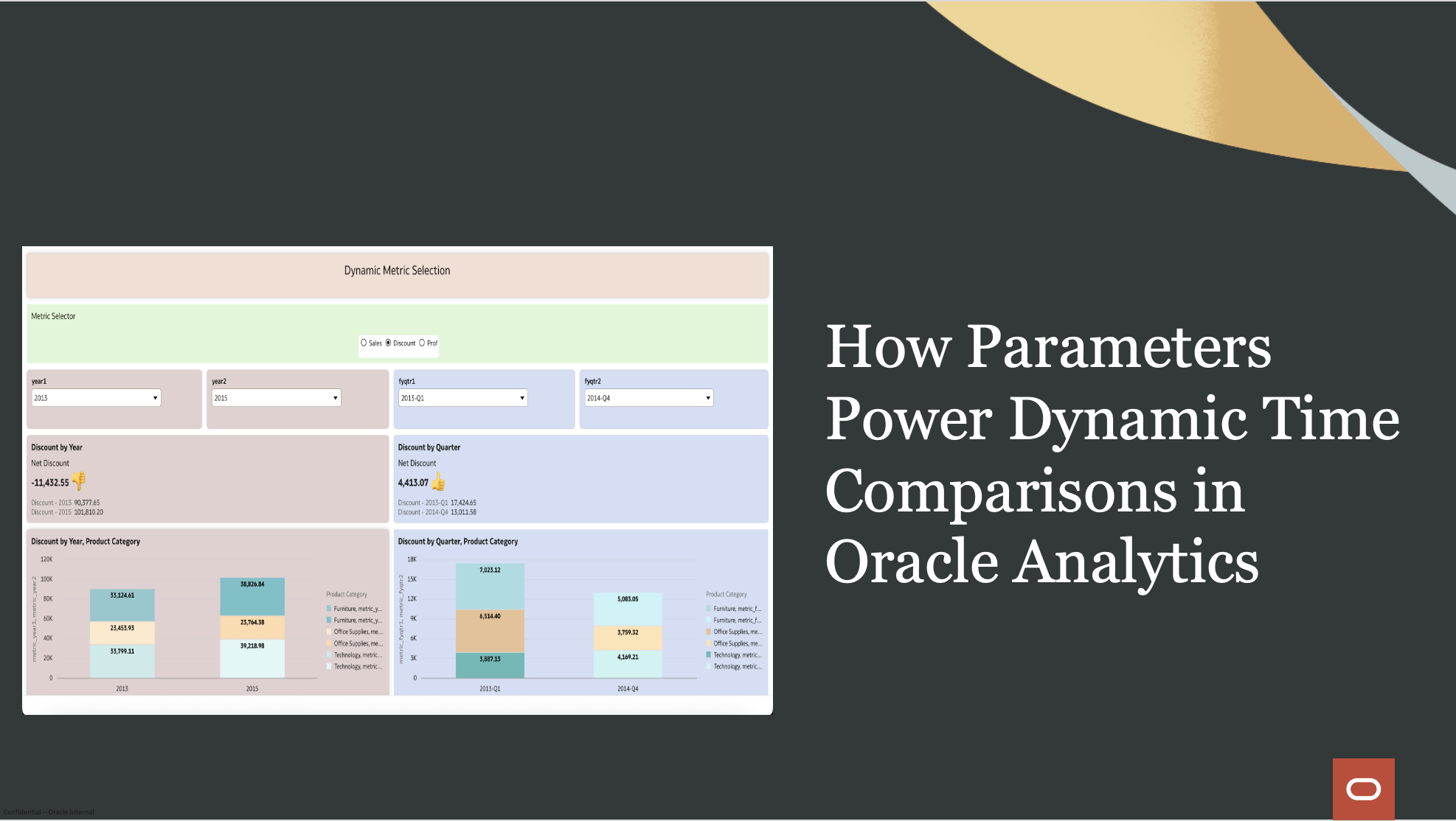 Building Parameter-Driven Time Comparisons in Oracle Analytics