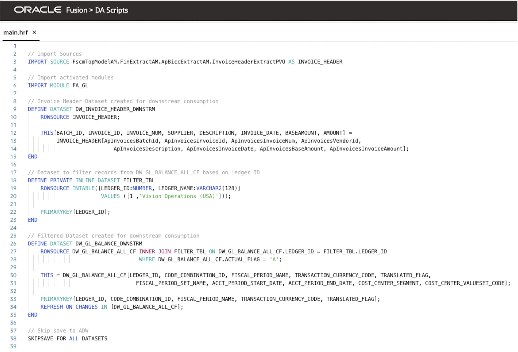 Oracle Fusion AI Data Platform: Using Data Augmentation Scripts (DAS ...