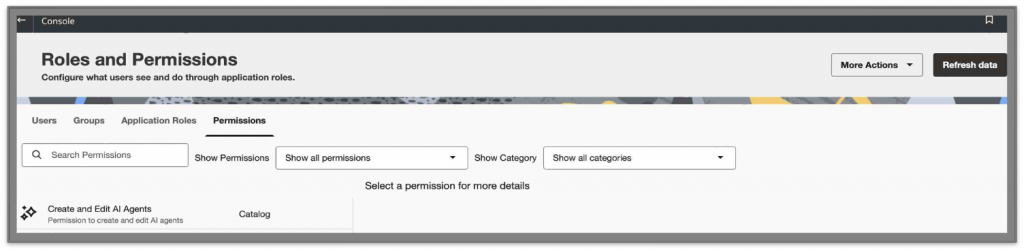 Roles and Permissions