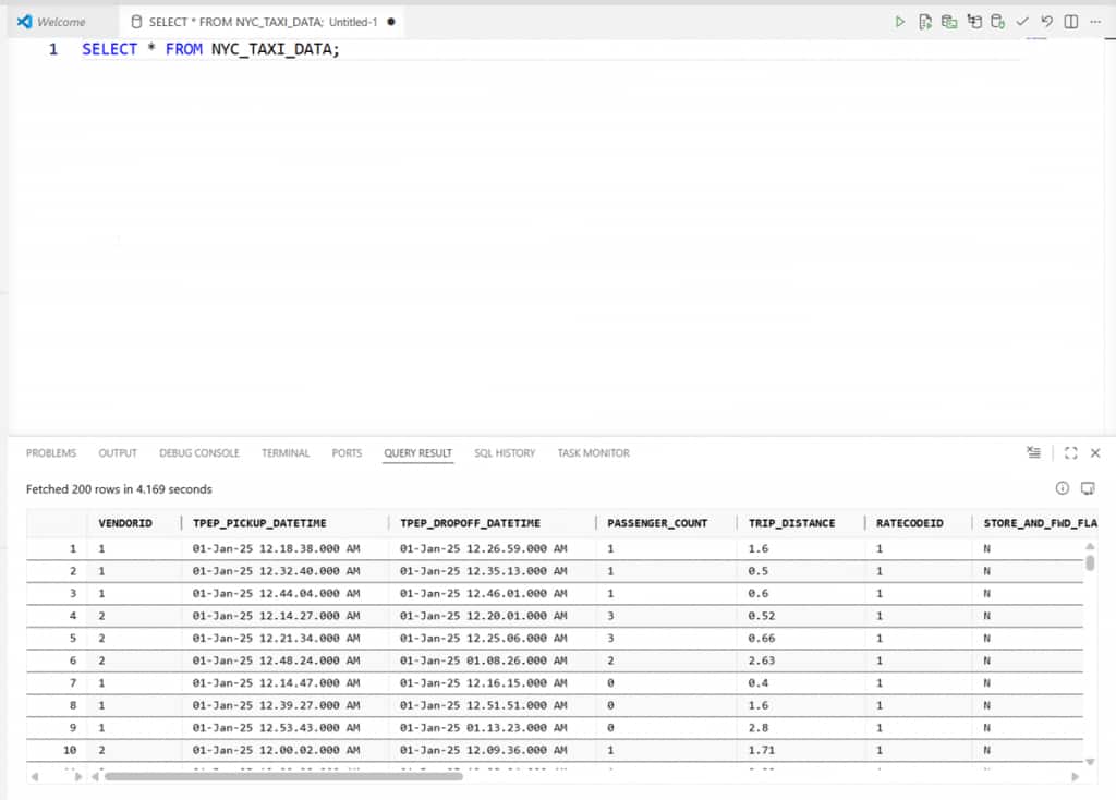 Query Parquet external table from Autonomous AI Database