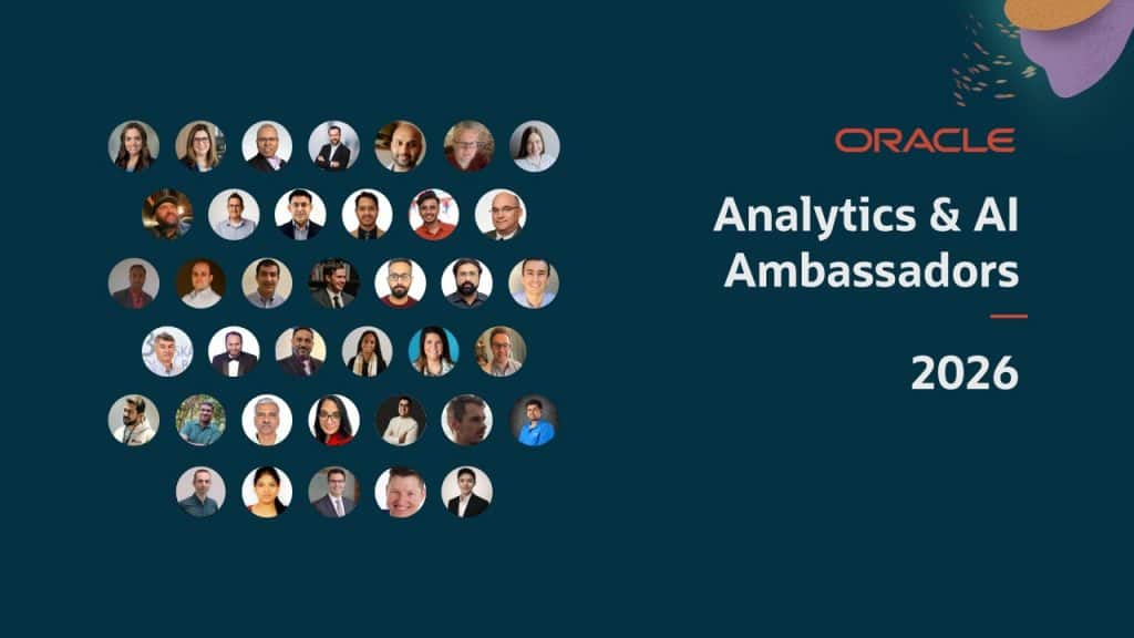 Announcing Oracle Analytics and AI Ambassadors of 2026