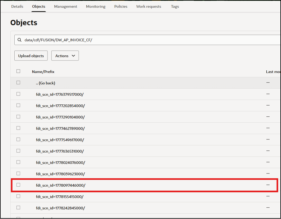 Each frequent refresh is grouped by change SCN