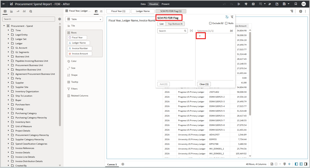 Add SCM PO FDR Flag to the workbook
