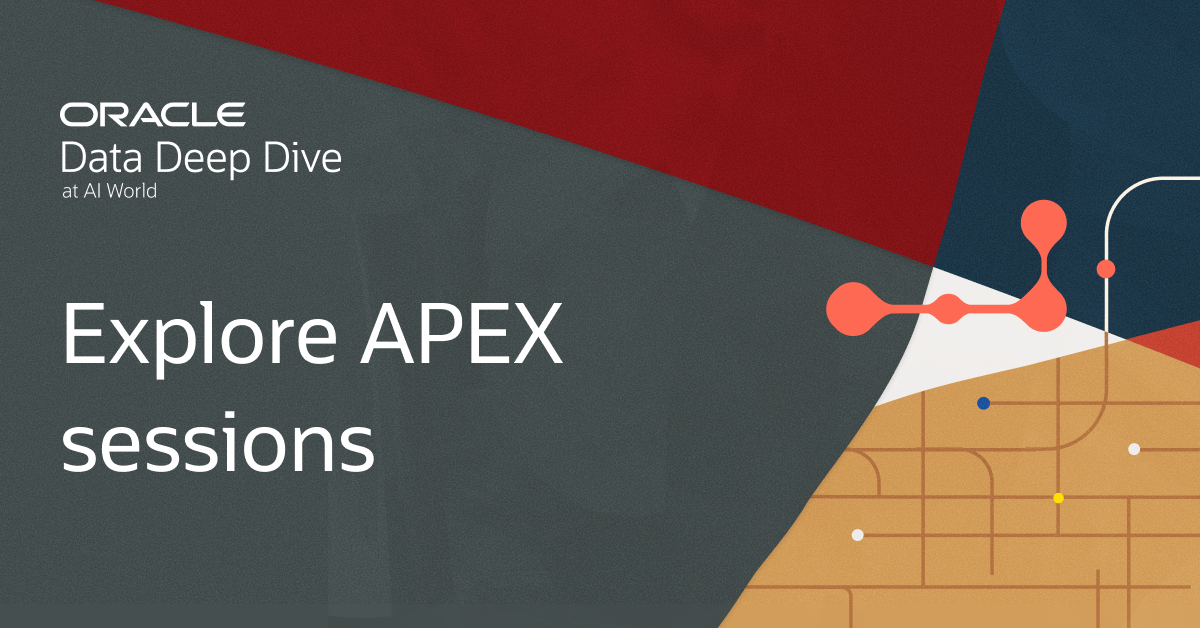 Oracle APEX is the OG Vibe Coding Platform that you can Trust! Join the APEX team at Oracle AI World 2025 in Las Vegas