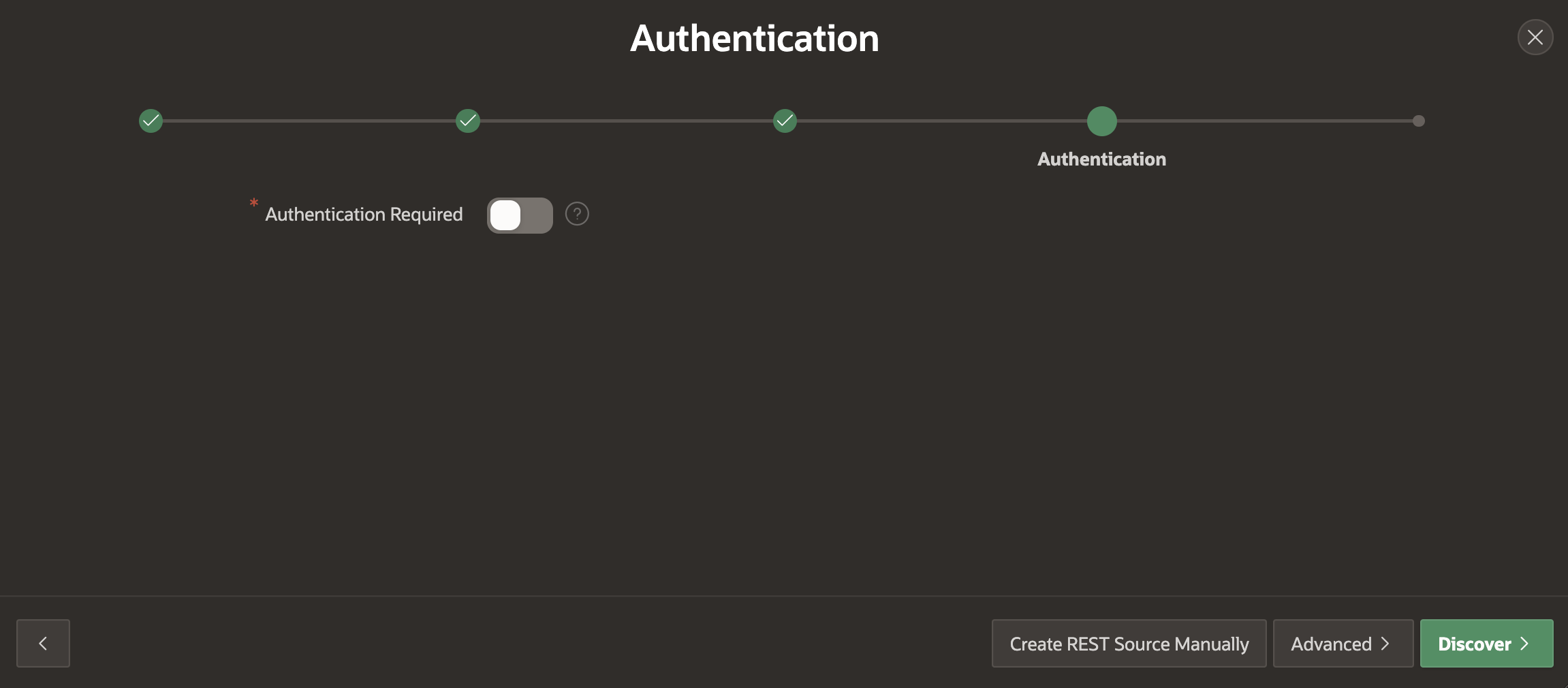 REST Data Source - Authentication