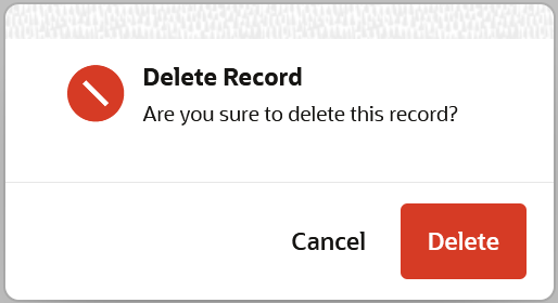 Confirm Dialog