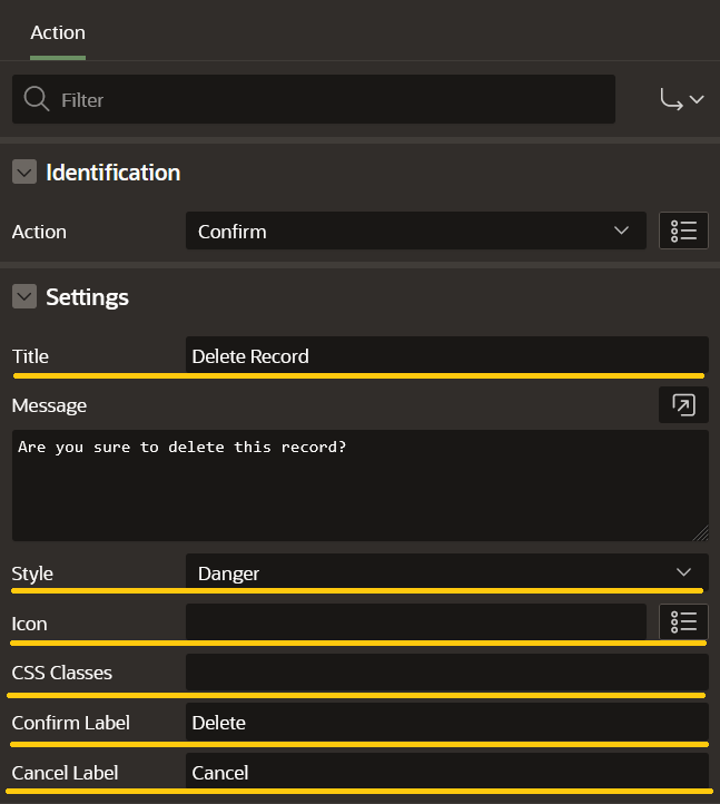 New declarative properties