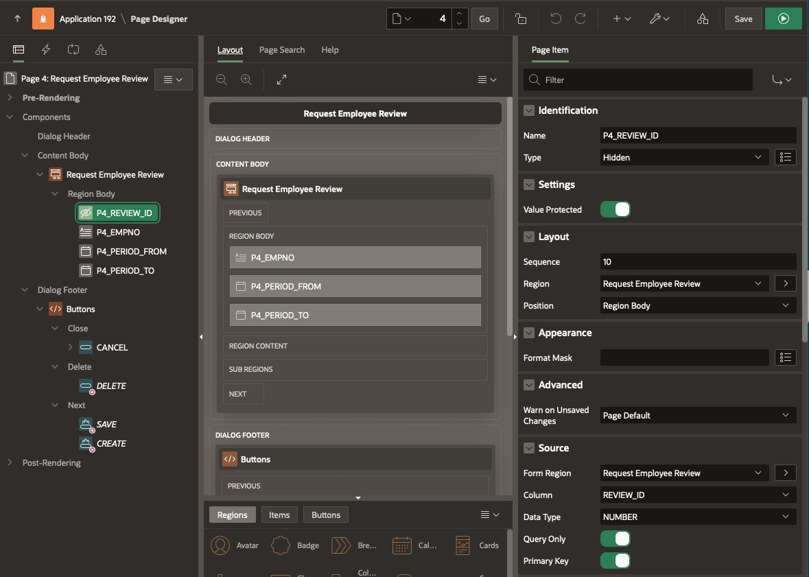 Request  Review - Configuring Review_ID