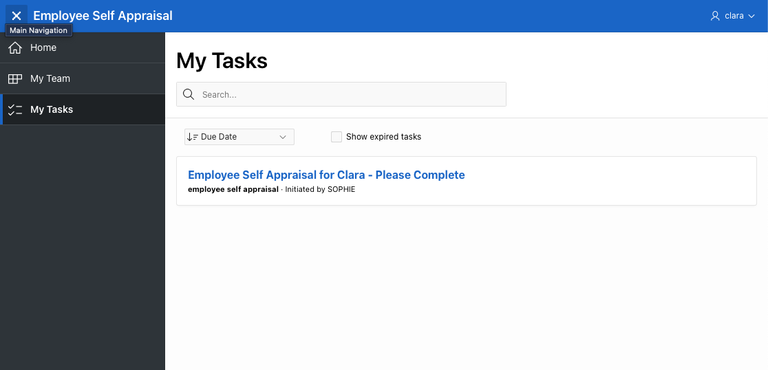 Clara's Unified Task List