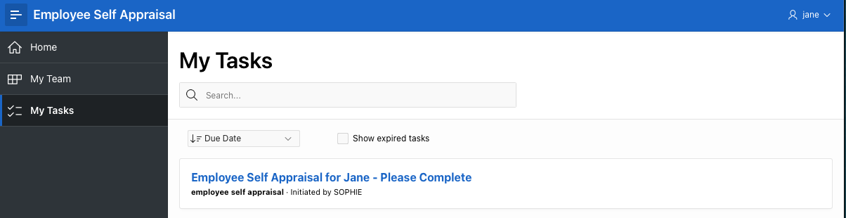 Jane's Task List